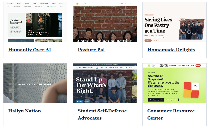 Six featured NGA Community Impact Projects