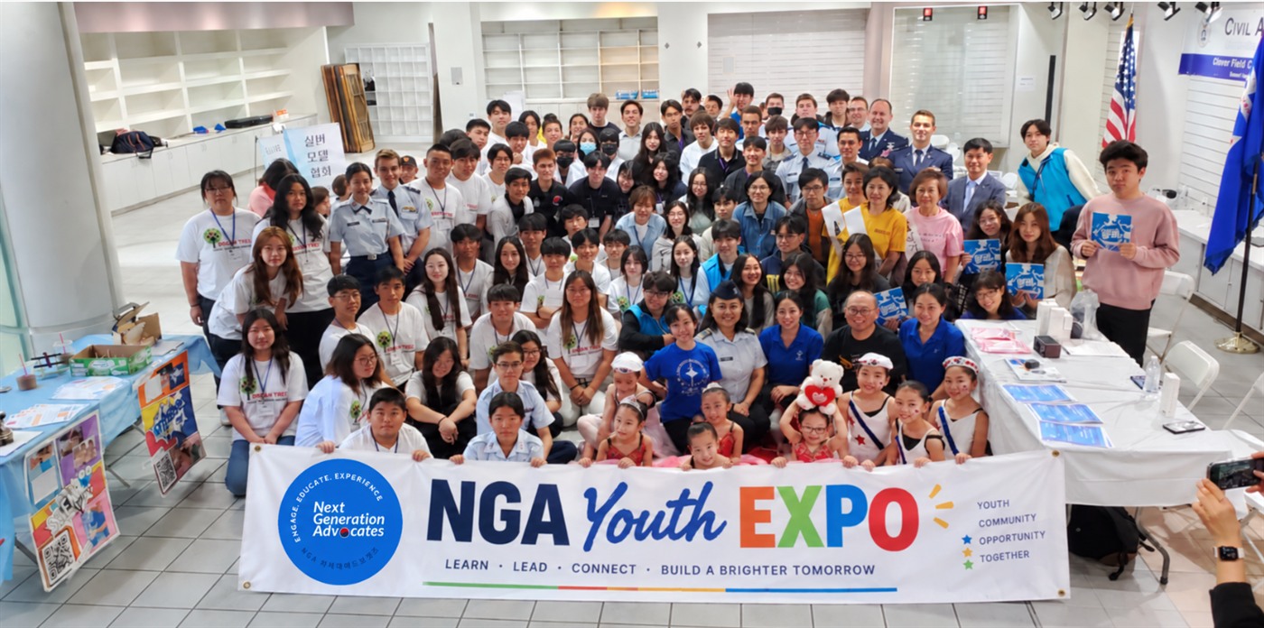 Students and community partners gathered at the NGA Youth Expo